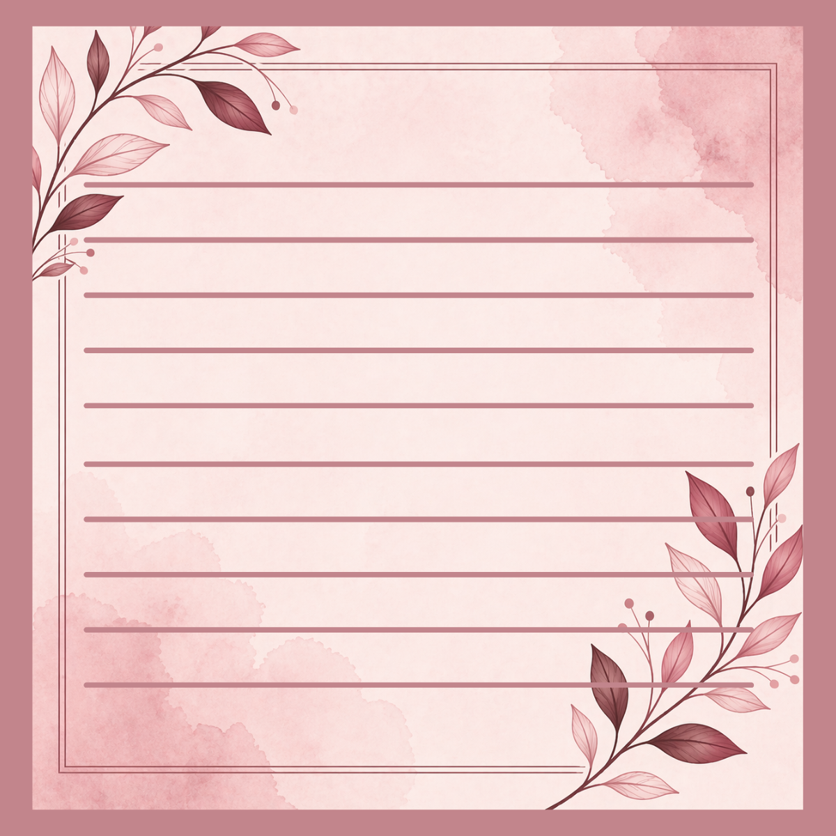 Note Pad with lines