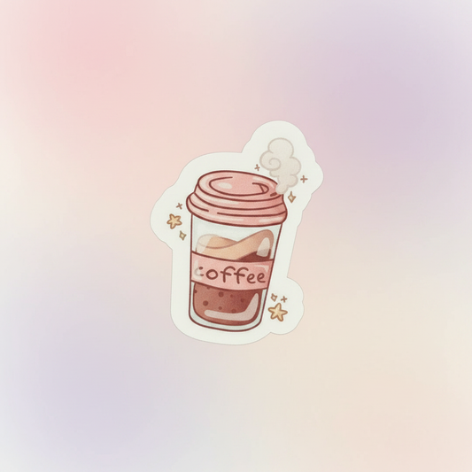 Coffee Die Cut Sticker
