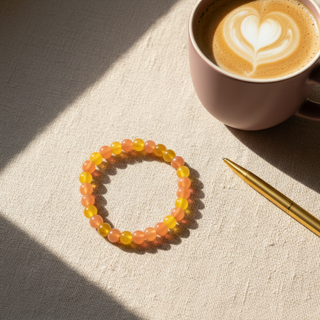 Yellow Peach Bracelet